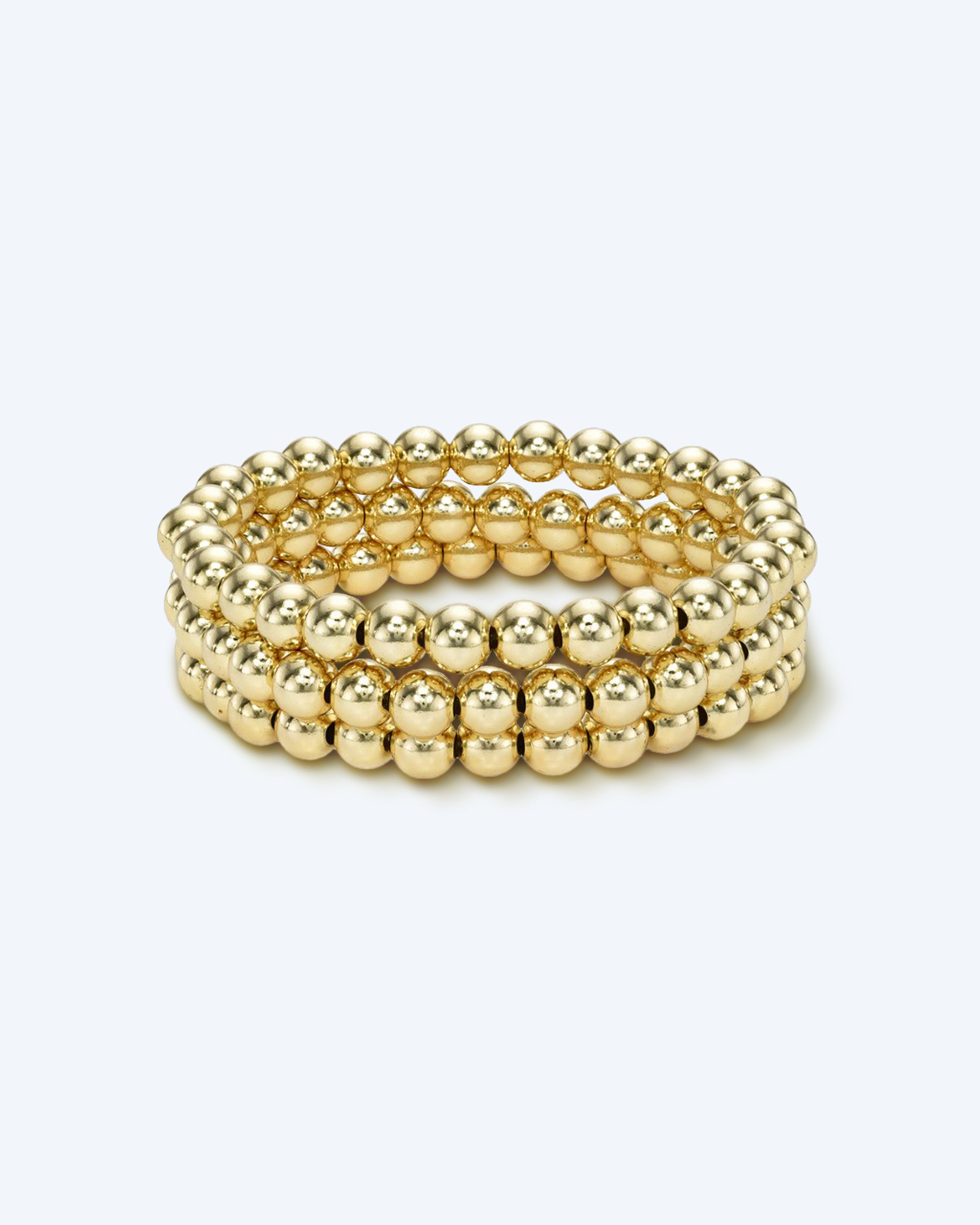 Golden Globe Bead Stack - 6mm