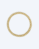 Golden Globe Bracelet - 4mm