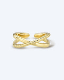 Hollywood and Vine Cross Ring