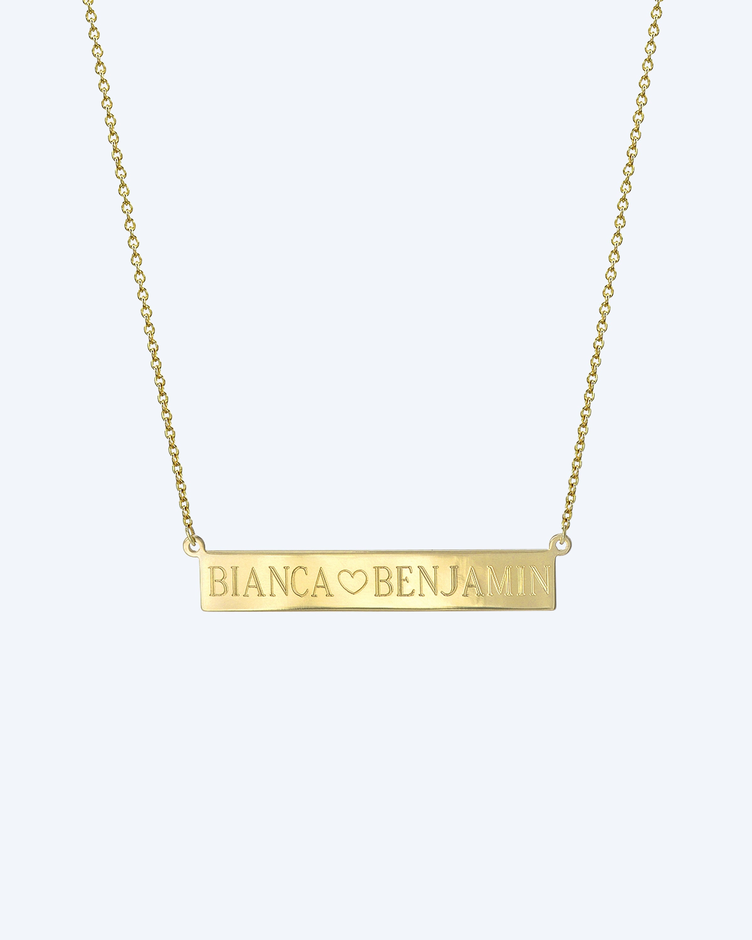 Name Plate Necklace