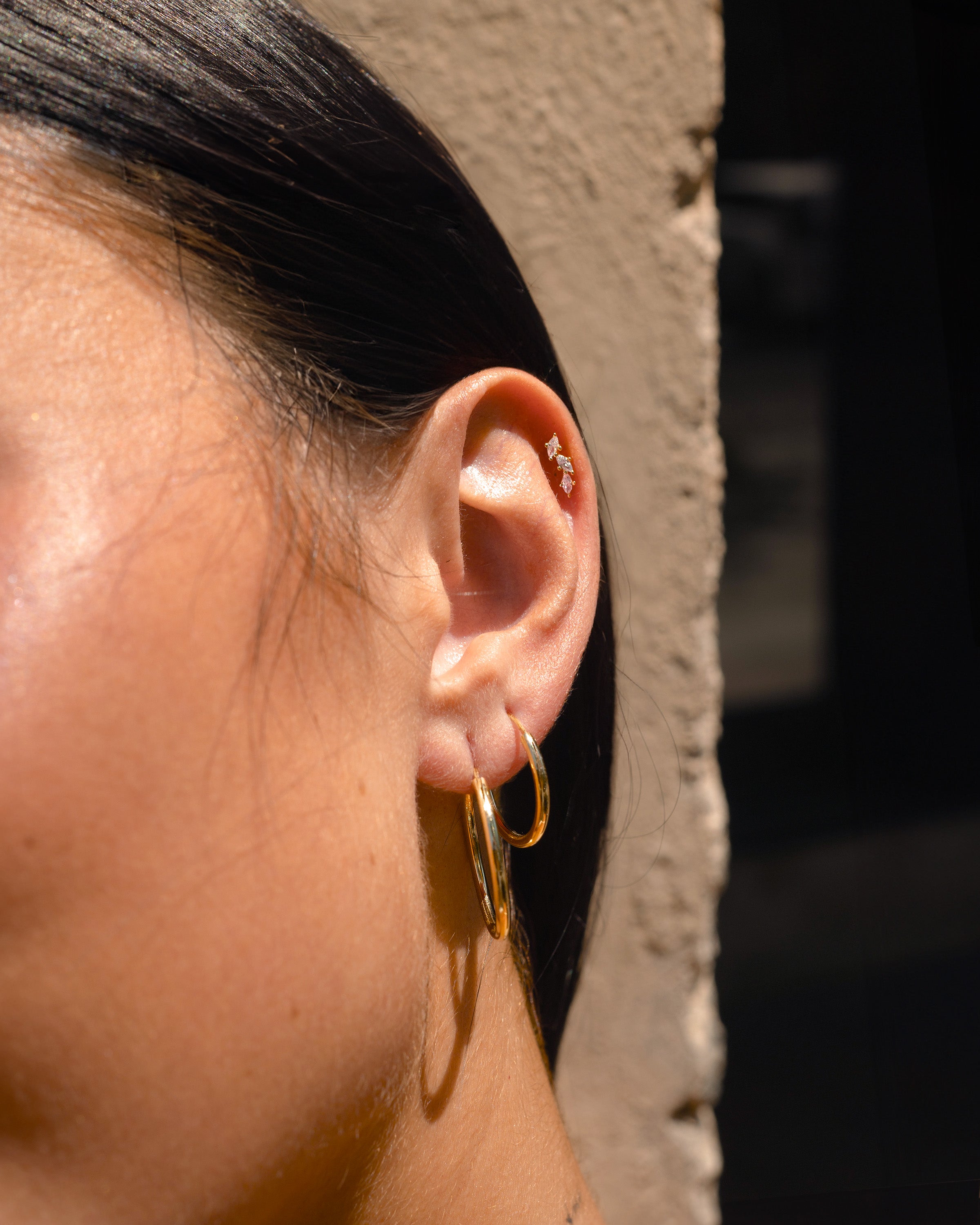 Spicy Thread Hoops - Large
